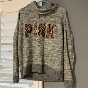 Vs pink leopard sweater